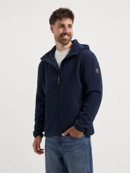 TRAVELIN' Bluza "Karlson" w kolorze granatowym rozmiar: L. Niebieskie bluzy Travelin', l, bez wzorów, bez kaptura. Za 227.85 zł.