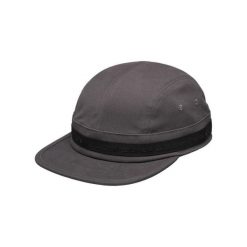 Czapka Snapback dla Mężczyzn QS OUT TO THE DOOR Czarny. Czarne czapki z daszkiem Quiksilver, bez wzorów, z materiału. Za 139.99 zł.