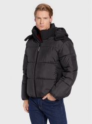 Calvin Klein Kurtka zimowa Mix Media Quilt K10K110329 Czarny Regular Fit. Czarne kurtki CALVIN KLEIN, na zimę, m, bez wzorów, z syntetyku, bez kaptura. Za 899.99 zł.