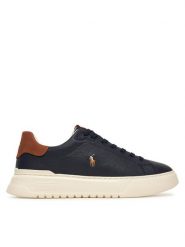 Polo Ralph Lauren Sneakersy 809P07170002 Granatowy. Niebieskie buty sportowe casual Polo Ralph Lauren, bez wzorów, ze skóry, bez zapięcia. Za 659.99 zł.