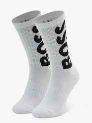 Hugo Boss Underwear Skarpety w kolorze białym rozmiar: 39-42. Białe skarpety Hugo Boss Underwear, bez wzorów, prążkowane. Za 37.56 zł.