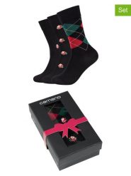 Camano Skarpety (3 pary) w kolorze czarnym rozmiar: 39-42. Czarne skarpety camano, bez wzorów. Za 56.99 zł.