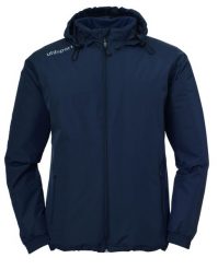 Kurtka Uhlsport Essential Coach. Czarne kurtki Uhlsport, m, bez wzorów, z materiału, z kapturem. Za 276.50 zł.
