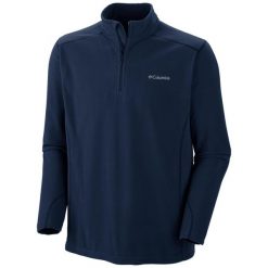 Polar Sportowy Męski Columbia Klamath Range Half Zip. Niebieskie bluzy z polaru Columbia, m, bez wzorów, z polaru, bez kaptura. Za 123.99 zł.