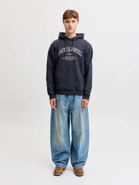 Jack & Jones Bluza w kolorze granatowym rozmiar: XL. Niebieskie bluzy Jack & Jones, xl, bez wzorów, z kapturem. Za 124.95 zł.