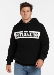 Bluza męska Pitbull z kapturem Sherwood. Czarne bluzy z kapturem PITBULL, l, z aplikacjami, z bawełny, z kapturem. Za 239.00 zł.