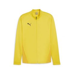 Kurtka z dresu Puma TeamGoal. Żółte kurtki Puma, m, bez wzorów, z dresówki, bez kaptura. Za 233.50 zł.