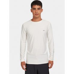 Rashguard męski O'Neill Essentials Skins L/Slv. Białe bluzki z długim rękawem O'Neill, l, bez wzorów, z lycry, bez kołnierzyka, bez ramiączek. Za 209.00 zł.