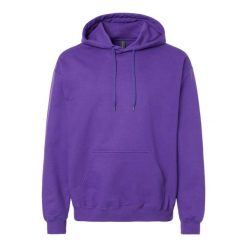 Bluza Z Kapturem Dla Dorosłych Unisex Softstyle Fleece Midweight. Niebieskie bluzy GILDAN, m, bez wzorów, z kapturem. Za 118.99 zł.