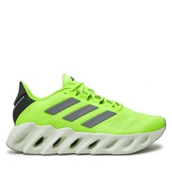 Buty do biegania adidas. Zielone buty do biegania Adidas, bez wzorów, bez zapięcia, do biegania. Za 519.99 zł.