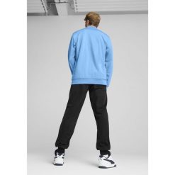 Męski dres inspirowany koszykówką z poliestru PUMA Team Light Blue. Niebieskie buty do koszykówki Puma, m, bez wzorów, z dresówki, bez ramiączek. W wyprzedaży za 254.00 zł.