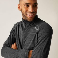 Polar turystyczny męski Yonder II. Fioletowe bluzy z polaru Regatta, m, bez wzorów, z polaru, bez kaptura. W wyprzedaży za 197.00 zł.