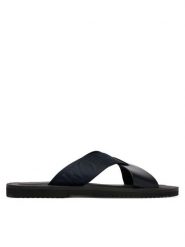 Emporio Armani Klapki X4P124 XN787 MB007 Granatowy. Niebieskie klapki Emporio Armani, ze skóry. Za 1,019.00 zł.