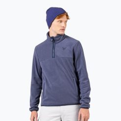 Bluza męska Rossignol Strawpile Fleece Hz. Niebieskie bluzy Rossignol, na zimę, m, bez wzorów, bez kaptura. Za 309.99 zł.