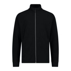 Bluza męska turystyczna CMP 34G6407. Czarne bluzy CMP, m, bez wzorów, bez kaptura. Za 214.50 zł.