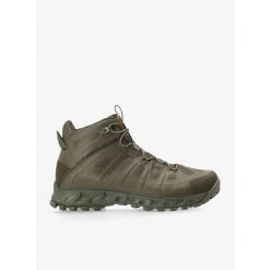 Buty bushcraft męskie AKU Selvatica Tactical Mid GTX. Zielone buty trekkingowe Aku, bez wzorów, bez zapięcia, trekkingowe. Za 765.99 zł.