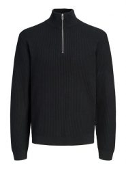 Jack & Jones Sweter w kolorze czarnym rozmiar: S. Czarne swetry nierozpinane Jack & Jones, s, bez wzorów, z bawełny, bez kołnierzyka, bez ramiączek. Za 159.95 zł.