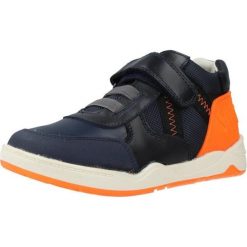Buty GARVALIN 211640G Niebieski. Niebieskie buty turystyczne GARVALIN, bez wzorów, ze skóry, bez zapięcia, trekkingowe. Za 164.99 zł.