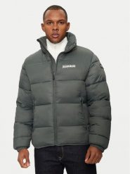 Napapijri Kurtka zimowa A-Suomi NP0A4GJF Zielony Regular Fit. Zielone kurtki Napapijri, na zimę, l, bez wzorów, z syntetyku, bez kaptura. Za 509.99 zł.
