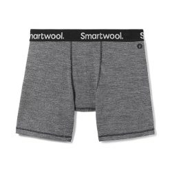 Bokserki męskie Smartwool Boxer Brief. Szare bokserki Smartwool, m, bez wzorów, z wełny. Za 159.99 zł.