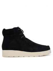 Calvin Klein Trzewiki HM0HM02259 Czarny. Czarne botki sznurowane CALVIN KLEIN, bez wzorów, ze skóry, bez obcasa, bez zapięcia. Za 699.99 zł.