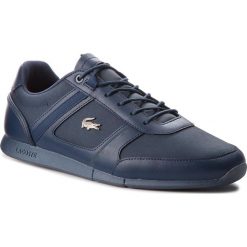 Sneakersy LACOSTE - Menerva 318 2 Cam 7-36CAM005395K Granatowy. Niebieskie buty sportowe casual marki LACOSTE, z materiału. W wyprzedaży za 409.00 zł.