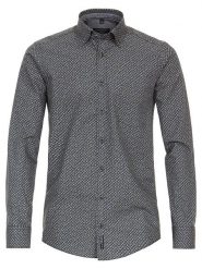 CASAMODA Koszula - Casual fit - w kolorze granatowym rozmiar: L. Niebieskie koszule CASAMODA, l, bez wzorów, z bawełny, bez kołnierzyka, bez ramiączek. Za 73.93 zł.