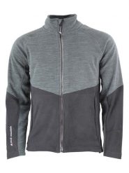 Peak Mountain Kurtka polarowa "Crocus" w kolorze szarym rozmiar: M. Szare kurtki Peak Mountain, m, bez wzorów, z materiału, bez kaptura. Za 130.99 zł.