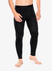 Legginsy termoaktywne Sensor Merino Air Underpants. Czarne bielizna termoaktywna Sensor, l, bez wzorów, ze skóry, z podwyższonym stanem, na fitness i siłownię. Za 264.99 zł.