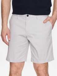 Tommy Hilfiger Szorty materiałowe Brooklyn 1985 MW0MW23563 Szary Regular Fit. Szare szorty Tommy Hilfiger, m, bez wzorów, z bawełny. Za 329.99 zł.