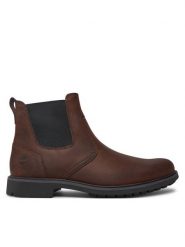 Timberland Sztyblety Stormbucks TB05552R2421 Brązowy. Brązowe botki sznurowane Timberland, bez wzorów, ze skóry, bez obcasa, bez zapięcia. Za 769.99 zł.