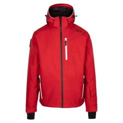 Męska Kurtka Narciarska Graham DLX. Czerwone kurtki narciarskie i snowboardowe Trespass, m, bez wzorów, narciarskie. Za 527.99 zł.