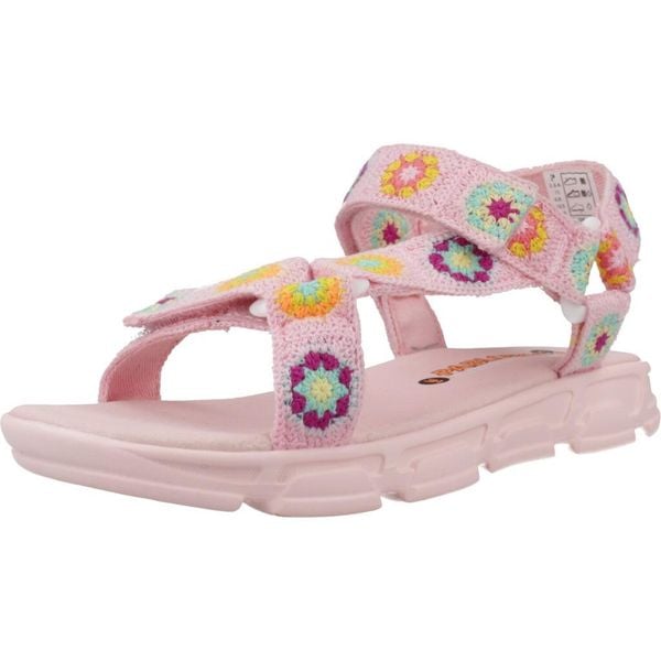 Sandały PABLOSKY 986170P Rose. Czerwone sandały PABLOSKY, z tkaniny, bez zapięcia. Za 189.99 zł.