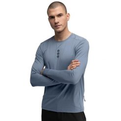 Męska koszulka rowerowa gravel z długim rękawem Kolarstwo Siroko Cáucaso. Niebieskie bluzy SIROKO, m, bez wzorów, z tkaniny, bez kaptura. Za 170.00 zł.
