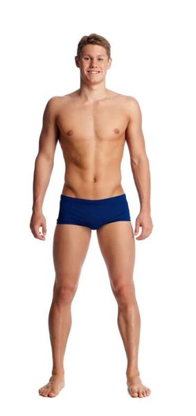 Kąpielówki męskie spodenki kąpielowe Funky Trunks Still Ocean. Niebieskie krótkie spodenki sportowe FUNKITA, m, bez wzorów, z materiału. Za 149.00 zł.