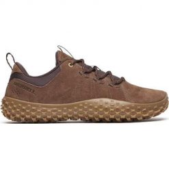 Buty do chodzenia męskie Merrell J007103. Brązowe buty sportowe casual Merrell, bez wzorów, z materiału, bez zapięcia. Za 722.00 zł.