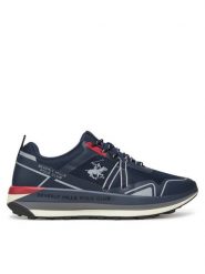 Beverly Hills Polo Club Sneakersy VSS25-B006 Granatowy. Niebieskie buty sportowe casual Beverly Hills Polo Club, bez wzorów, z materiału, bez zapięcia. Za 219.99 zł.