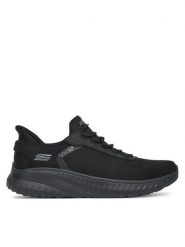 Skechers Sneakersy SLIP INS BOBS SPORT SQUAD 118303 BBK Czarny. Czarne buty sportowe casual Skechers, bez wzorów, z materiału, bez zapięcia. Za 339.99 zł.