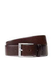 Boss Pasek Męski Erron 50471170 Brązowy. Brązowe paski Boss, bez wzorów, ze skóry. Za 399.99 zł.