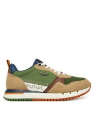 Aeronautica Militare Sneakersy 251SC283CT3544 Zielony. Zielone buty sportowe casual Aeronautica Militare, bez wzorów, ze skóry, bez zapięcia. Za 659.99 zł.
