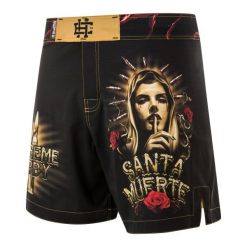 Spodenki Sportowe Męskie na trening i siłownię EXTREME HOBBY SANTA MUERTE. Czarne krótkie spodenki sportowe EXTREME HOBBY, m, bez wzorów, z elastanu. Za 229.00 zł.