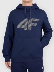 4F Bluza w kolorze granatowym rozmiar: S. Niebieskie bluzy 4F, s, bez wzorów, z kapturem. Za 114.99 zł.