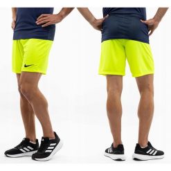 Spodenki treningowe męskie Nike Dry Park III. Żółte krótkie spodenki sportowe Nike, m, bez wzorów, ze skóry. Za 58.99 zł.