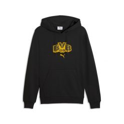 Męska bluza z kapturem ftblCULTURE Borussia Dortmund PUMA. Czarne bluzy z kapturem Puma, m, bez wzorów, z kapturem. Za 279.00 zł.