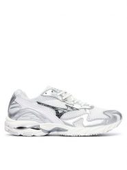 Mizuno Sneakersy Wave Rider 10 'Sport' D1GA261D Biały. Białe buty sportowe casual Mizuno, bez wzorów, z materiału, bez zapięcia. Za 689.99 zł.