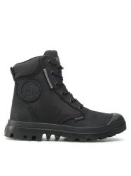 Palladium Trapery Pampa Sc Wpn U-S 77235-010-M Czarny. Czarne trapery Palladium, z nubiku, bez zapięcia. Za 699.99 zł.