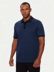 Boss Polo H-Parlay 431 50518563 Granatowy Regular Fit. Niebieskie koszulki polo Boss, m, bez wzorów, z bawełny, bez kołnierzyka, bez ramiączek. Za 599.99 zł.