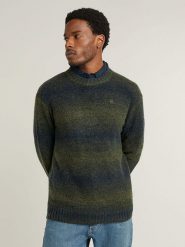 G-Star Sweter w kolorze khaki rozmiar: M. Brązowe swetry nierozpinane G-Star, m, bez wzorów, z wełny, bez kołnierzyka, bez ramiączek. Za 234.42 zł.