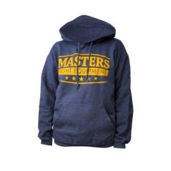 Męska Bluza Z Kapturem. Niebieskie bluzy z kapturem Masters, m, bez wzorów, z bawełny, z kapturem. Za 213.99 zł.