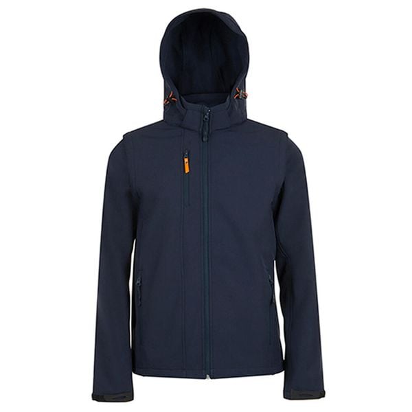 Kurtka Transformer Soft Shell Dla Dorosłych Unisex. Niebieskie kurtki SOL'S, m, bez wzorów, bez kaptura. Za 484.99 zł.